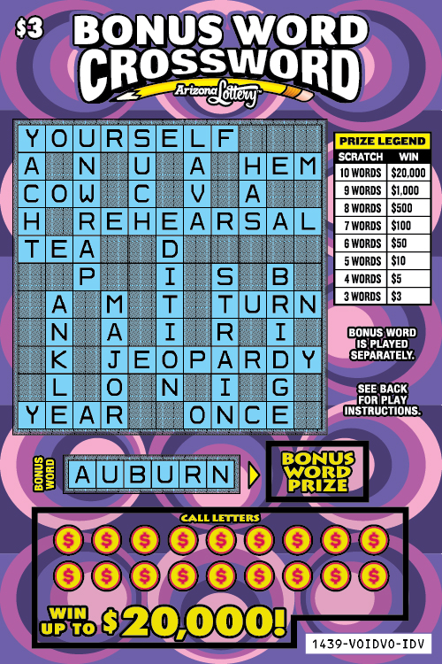 Bonus Word Crossword
