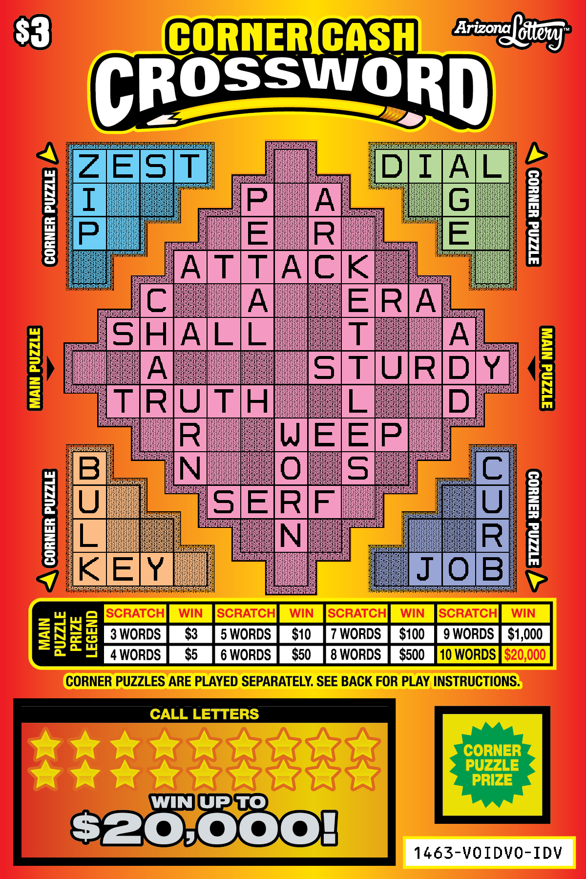 Corner Cash Crossword