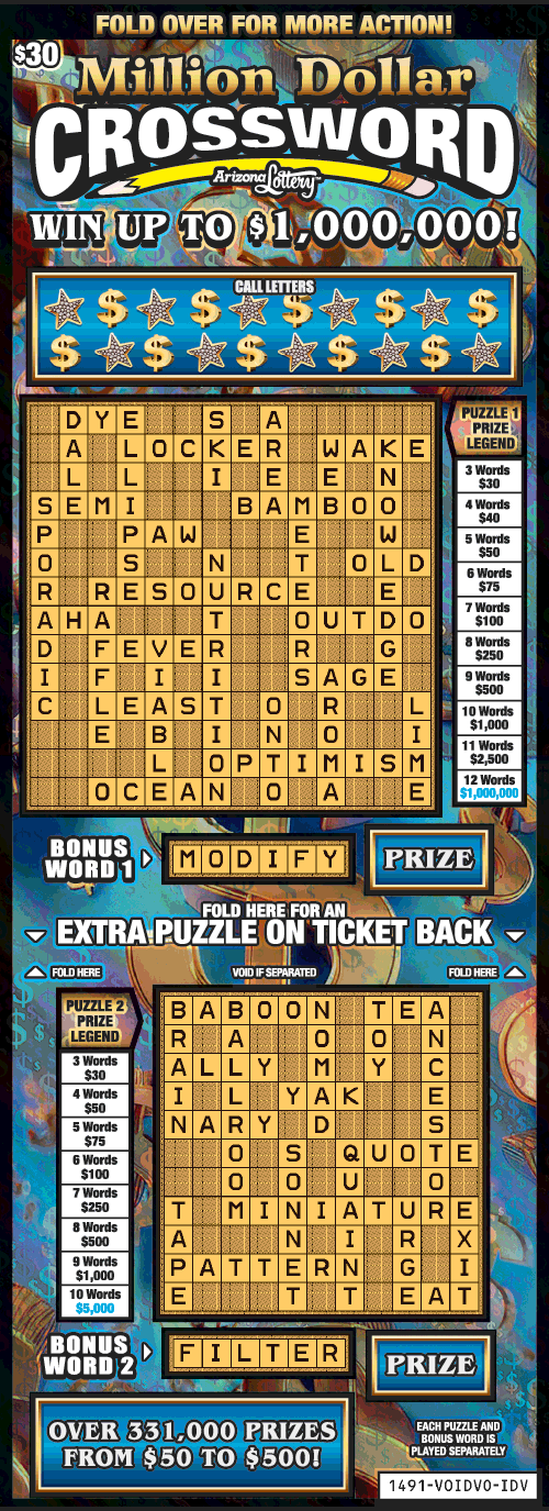Million Dollar Crossword