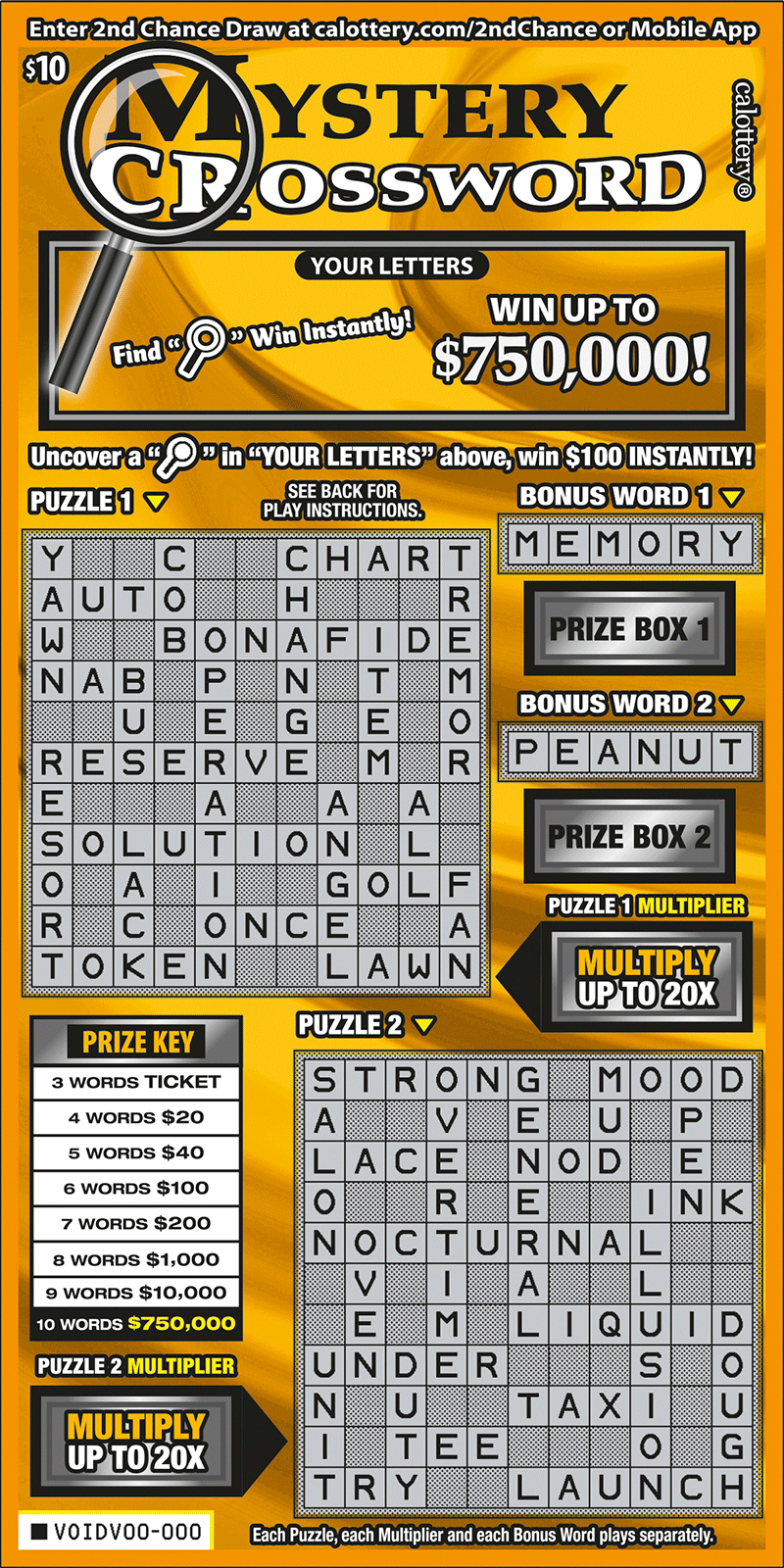 1598 10 Mystery Crossword