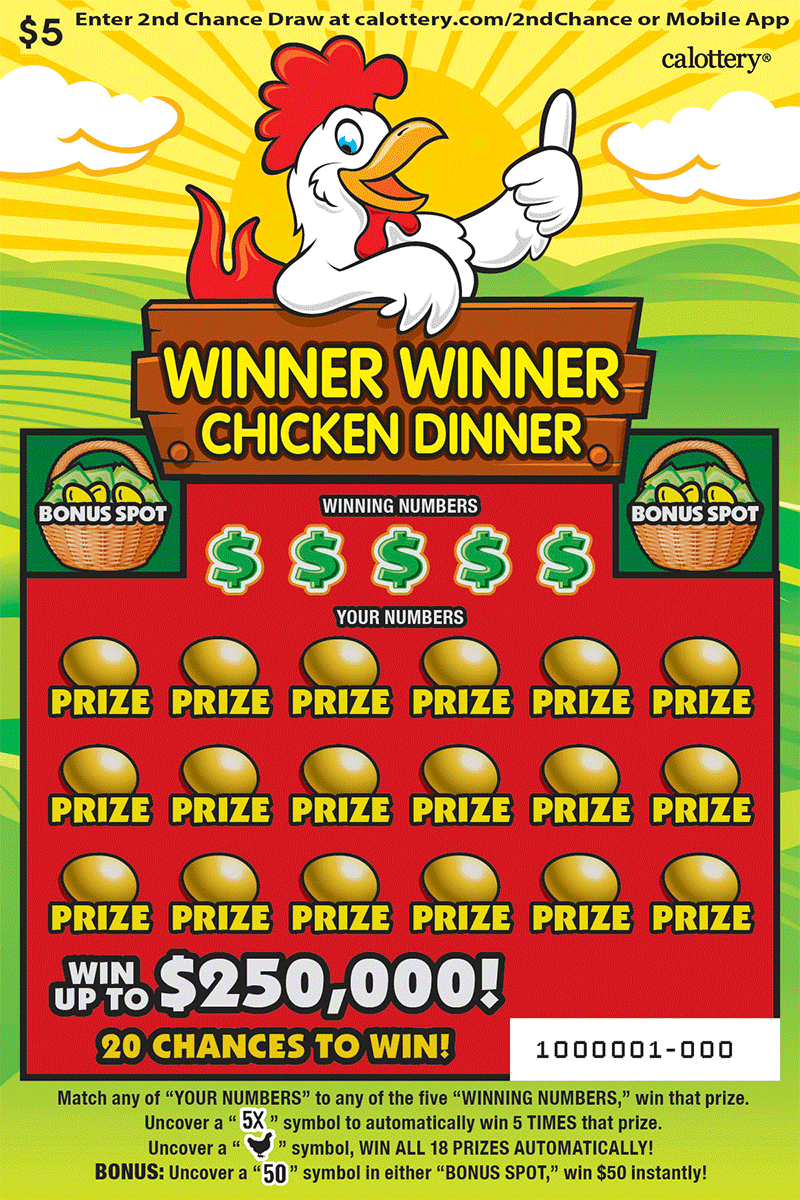 1632 $5 Winner Winner Chicken Dinner